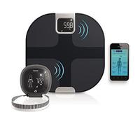 Tefal YD3090S1 - Báscula de baño (Báscula personal electrónica, 180 kg, 100 g, kg, Negro, 10 kg)