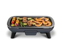 Tefal YY4507FB Sabores - Plancha eléctrica (revestimiento antiadherente Titanium Force Technology, Thermo-Spot, termostato ajustable, placa extraíble, apto para lavavajillas, color negro