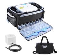 TEFGTER Steam Cleaner Storage Bag Compatible with Dupray Neat Steam Cleaner,Carrying Case with Pockets,Portable Steam Cleaner Organizer Bag with Large Space(Case Only)(Black)