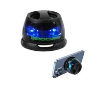 Tefola Altavoz Bluetooth magnético portátil con sonido 3D e iluminación RGB e IPX5 resistente al agua, caja de música pequeña, Bluetooth, soporte para teléfono para iPhone, Android, emparejamiento TWS