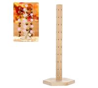 Tefola - Expositor de postre para tartas, chupetes de soporte para decoración de mesa de caramelo con 60 agujeros, para boda, bebé, duchas, fiesta de cumpleaños, Halloween