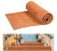 Tefola Felpudo Coco, alfombra de fibra natural, alfombra de entrada exterior, felpudo, exterior de entrada, absorción de agua, nieve resistente, alfombra Coco rectángulo, 15 x 118 pulgadas, HGG4107