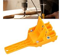 Tefola Herramienta de Guía de Perforación de Agujeros de Espiga de Mano, Perforador Portátil de Madera, Plantilla de Autocentrado de Pasador, Taladro de 6mm/8mm/10mm para Carpintería