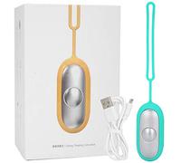 Tefola Monitor de sueño microcorriente, ayuda para dormir por USB, monitor de sueño portátil, utilizado para aliviar el insomnio, la ansiedad y el estrés (azul)