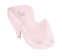 Tega Baby ® Asiento de baño anatómico para bebé con función antideslizante para bañera, tumbona ergonómica de plástico de alta calidad, asiento de bañera para bebé de 0 a 12 meses, diseño: conejito -