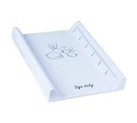 Tega Baby - Cambiador de pañales (50 x 70 cm, con acolchado suave) blanco Conejo - blanco.