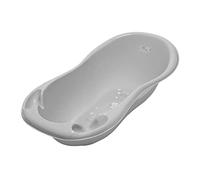 Tega Baby Lux - Bañera para bebé XXL, 102 cm, 0-24 meses, diseño moderno de búho, color gris
