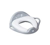 Tega® Peppa - Asiento de inodoro para niños (antideslizante, con certificado TÜV) gris Weiches Kissen Eule GRAU