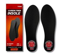 Tega Plantilla De Fibra De Carbono (1 Par) - Para Dedo Del Pie De Césped, Fracturas De Pie, Hallux Rigidus Y Limitus - Inserto De Zapato Rígido Para Deportes, Senderismo, Trekking, Baloncesto, Correr