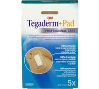 3M – Apósito transparente Tegaderm Pad 5 x 7,2 cm 5 uds
