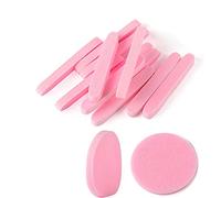 TegelryingEsponja facial comprimida, 120 unidades de PVA Professional Makeup Removal Wash Round Face Sponge Pads Exfoliante Limpieza para Mujeres, 120 Pcs, Rosado, 120.00[set de ]