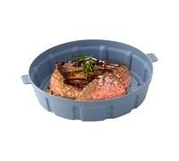 Teglia da forno in silicone per friggitrici ad | 2,36 pollici Fodere rotonde riutilizzabili per friggitrice aria, Prodotti da antiaderenti per forno, microondas e friggitrice ad aria