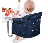 Teglu Trona Portátil para Bebé Clip Asiento de Mesa Plegable Trona de Viaje Silla Bebé Comer Instalación Rápida, 6-36 meses, 15 kg - Verde