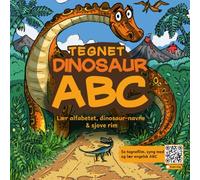 Tegnet Dinosaur ABC-bog: Lær alfabetet, dinosaur-navne & sjove rim