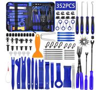 TEGOVE 352 Piezas Herramientas Kit Desmontar Coche,Herramientas Desmontaje Coche,Herramientas de Palanca para Automóviles para Herramientas Desmontar Interiores Coche Radio Audio