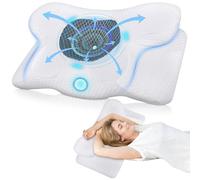TEGOVE Almohada Cervical de Espuma Viscoelastica,Almohada Ergonómica con Memoria de Forma, Almohada Antironquidos,Almohada Cervicales para Dormir de Lado y Boca Arriba,60 X 34 X 13CM