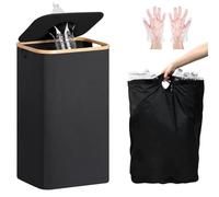 TEGOVE Cubos de basura de reciclaje,110 L,Contenedor para Recogida de Botellas y Vidrio,Bolsa con Tapa y Orificio Superior,para Papelera/Vidrio/Plástico/Casa/Cocina