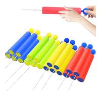 TEGOVE Pistola de Agua,20 Pistolas de Espuma EVA para Niños,Piscina Juguetes para Batalla,6-10m de Alcance,Juguetes de playa para niños y niñas,ara playa, piscina, jardín, juegos al aire libre(21.5cm)