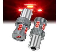 Teguangmei 1156 BA15S P21W Bombilla LED 23W 12V Súper Brillante Rojo Canbus Sin Error Anti Hiper Flash 1141 7506 1003 Luces de Freno Luz de Trasera, 2 Unidades