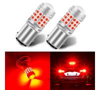 Teguangmei 1157 LED Bombillas Rojo Ultra Brillante 3030 42SMD BAY15D P21/5W 2057 LED Luz de Freno Luz de Retroceso Luces Traseras Luz de Estacionamiento (2 PCS)