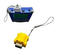 TEHAOUU Adaptador de audio, compatible con Nintendo GBA SP - Puerto de carga USB-C y conector de auriculares de 3.5 mm con cuerda antipérdida para consola de mano retro (amarillo)