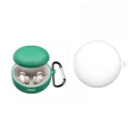 TEHAOUU Funda de silicona para auriculares compatible con Soundcore Sleep A30, a prueba de golpes, a prueba de polvo, funda protectora para carga de auriculares (blanco)