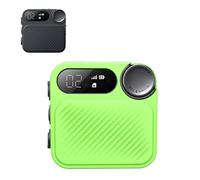 TEHAOUU Funda de silicona para Xiaomi Mi Sports Interphone Cover resistente a los impactos, a prueba de caídas, antideslizante, suave, funda protectora para exteriores (verde luminoso, 2 piezas)