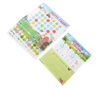 TEHAUX 1 Juego De Tabla De Pegatinas Para Entrenamiento Para Ir Al Baño Para Y Niñas Gráficos De Recompensas Reutilizables De Papel Para Dejar El Pañal