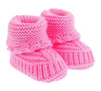 TEHAUX 1 Par Zapatos Calientes Para Niños Pequeños Botines De Recién Nacido Zapatos De Punto Zapatos Tejidos a Mano Zapatos De Ganchillo Recién Nacido Bebé Hilo Manual Zapatos De Invierno
