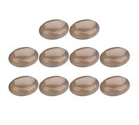 TEHAUX 10 Piezas Accesorios de Piedra de Ágata Ovalada Plana para Hacer Pulseras y Pendientes, Material Delicado y Atractivo para Decoración de Joyería