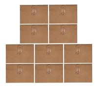 TEHAUX 10 Piezas Sobres para Invitaciones Sobres de Papel Kraft Marrón, para Tarjetas de Felicitación, Oficina, para Llaves y Cartas, Vintage, para Bodas y Festivales