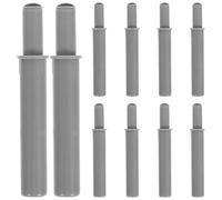 TEHAUX 10 piezas Unidades Amortiguador para Cubo Basura Resistente al Clima Cierre Suave y Silencioso Sistema de Amortiguación Preciso para Tapas de Cubos Instalación Rápida y Duradera