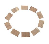 TEHAUX 10 Unidades Cuñas de Madera Triangular para Herramientas Manuales Resistentes y Duraderas para Uso Carpintería y Construcción