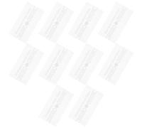 TEHAUX 10 Unidades Panel Compatibilidad Interruptor de Alarma Rectangular Manual contra Alta Visibilidad y Incendios para Espacios Públicos y Oficinas