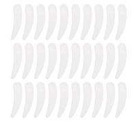 TEHAUX 100 Cucharas Dosificadoras para Crema Facial de Cerámica white Aplicadores para Contorno de Ojos y Esencias Utensilios Cosméticos Prácticos para Viaje y Cuidado Piel