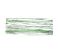 TEHAUX 100 Unidades Alambre Fácil para Papel Flores en Color Claro de Verde de Doblar y Moldear, Superficie Lisa y Cortes sin Rebabas para Manualidades en Casa y Decoración de Guirnaldas