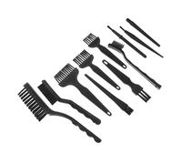 TEHAUX 11Piezas Cepillos De Limpieza Antiestáticos para Teclados y Electrónica Kit Portátil De Cepillos para Eliminación De Polvo y Residuos Dispositivos Electrónicos