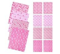 TEHAUX 12 Hojas Papel Papel para Envolver Ramos de Flores Rosa Estampados de Princesas para Regalos para Bodas Cumpleaños y Shower 70 X 50 Cm