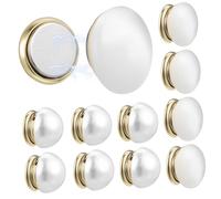 TEHAUX 12 Piezas Botón de Broche Magnético Alfileres Magnéticos para Ropa Botón sin Coser para Vestidos Pesas para Velo de Novia para Hiyab