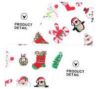 TEHAUX 12 Piezas Parches Navideños para Coser Accesorios Bordados para Ropa Aplicaciones de Tela Duraderas para Decoración y Reparación de Prendas
