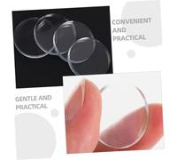 TEHAUX 12 Piezas Transparent Glass Table Bumpers Suction Cup Pads Non-Slip Plastic Spacers For Furniture Protection