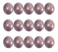 TEHAUX 15 Piezas Botones de Perla de Media Caña para Costura Diseño Elegante y Resistente Caña Metálica, Ideales para Accesorios Creativos y Decoración de Camisas y Faldas