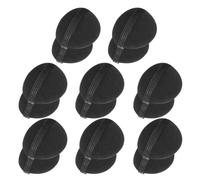 TEHAUX 16 Piezas Esponjas Cabello Volumen para Mujeres, Base de Esponja Negra Cómoda para Peinados Coronilla Alta, Accesorio Ligero y Fácil de Usar