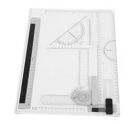 TEHAUX 1juego Tablero De Dibujo Portátil con Juego De De Regla y Accesorios para Creaciones Artísticas y Técnicas
