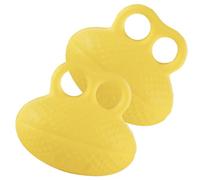 TEHAUX 2 Balones de Agarre para Ejercicios de Dedos y Fortalecimiento de Muñeca, Accesorio Ligero de PU para Rehabilitación y Descompresión Manual