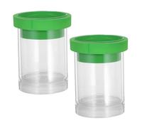 TEHAUX 2 Juegos Caja de Cría Flotante para Guppy con Incubadora y Aislador para Alevines Diseño Transparente para Acuario de Unidades Pequeñas Verdes Soporte Seguro para Huevos y Crías