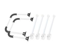 TEHAUX 2 Juegos Patas Plegables Resistentes para Mesa Patas Metálicas Duraderas Reemplazo para Muebles Diseño Plegable y Fácil Instalación