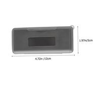 TEHAUX 2 Piezas Caja Rígida para Disco Duro SSD Estuche Portátil con Espuma Protección Pérdida y Resistencia Compatible con Accesorios PC Diseño Duradero y Seguro para Almacenamiento
