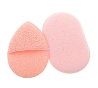 TEHAUX 2 Piezas Esponja Tipo Guante Esponja para Limpieza Rosa Reutilizable Piel para Desmaquillaje para Mujeres