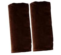 TEHAUX 2 Piezas Funda Elástica para Brazo de Sofá Tela Suave y Protector Lavable para Sillón y Mueble Color Café Grisáceo Fácil Instalación para Hogar con Mascotas y Visitas